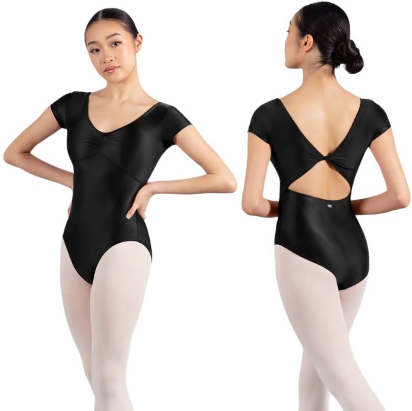 Glossy Cap Sleeve Leotard GLOW