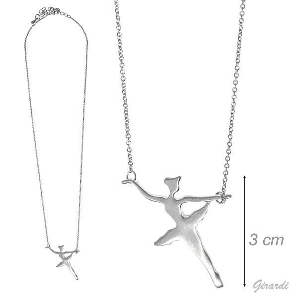 Ballerina Metal Chain Necklace