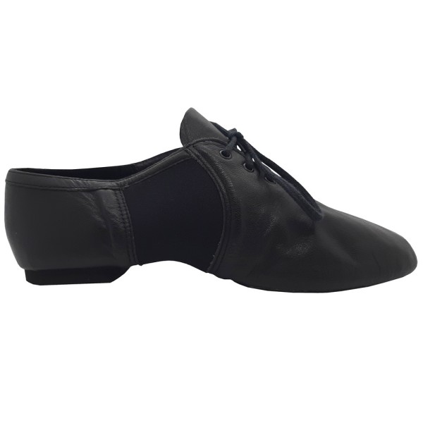 Men's jazz shoe with splitted rubber sole