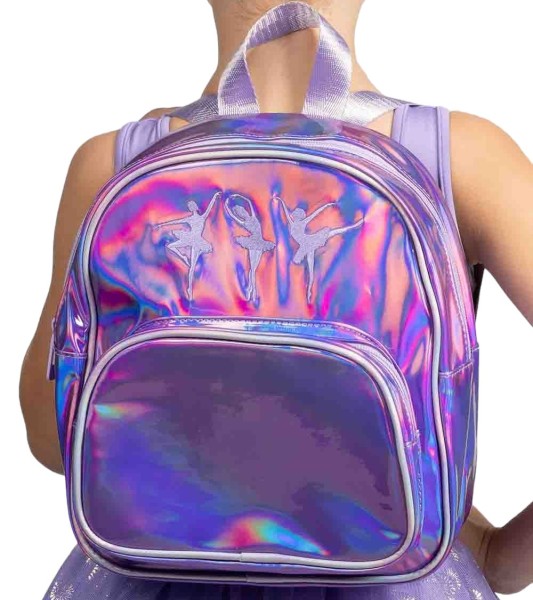 Schillernder Ballerina Rucksack