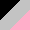 Black-grey-light pink