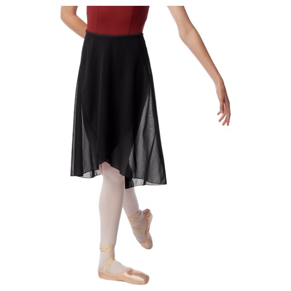 Long Mesh Wrap Skirt MANDY LUB858