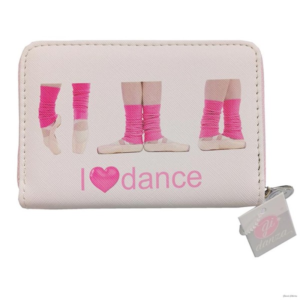 Portemonnaie I LOVE DANCE 14cm x 10cm