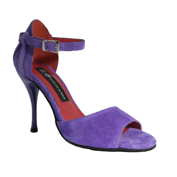 ISABEL SUEDE IRIS 688 90mm Leather Sole