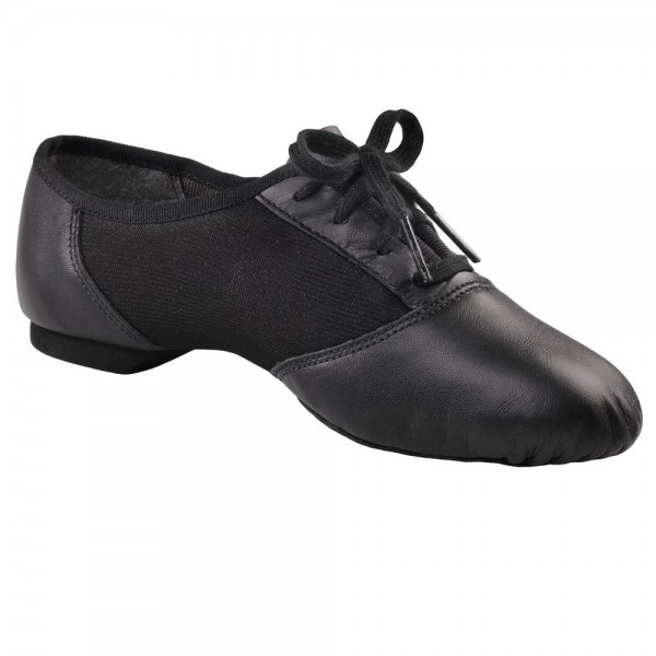 Jazz shoe with splitted suede sole