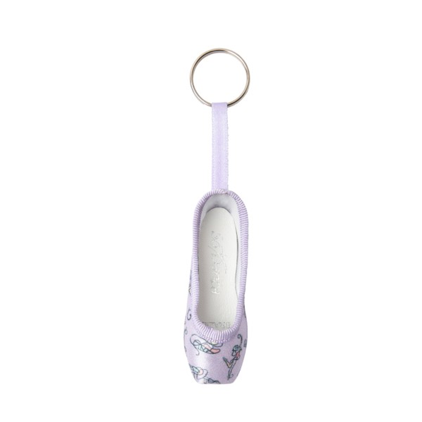 Mini-Spitzenschuh Schlüsselanhänger mit Print