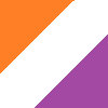 Purple-White-Orange
