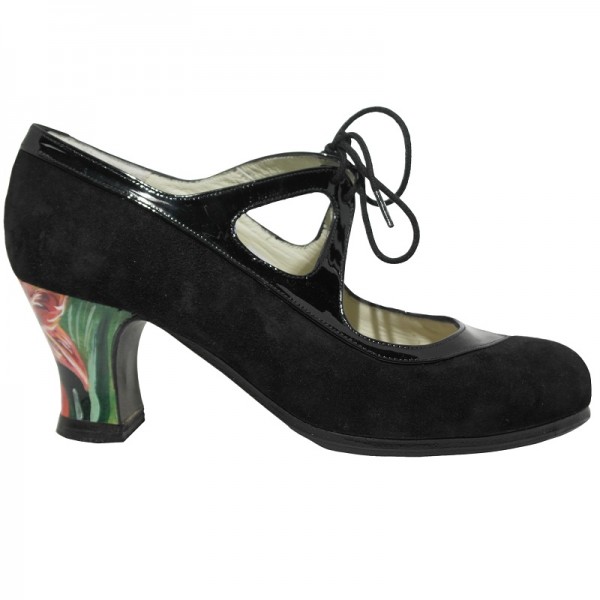 Flamenco Shoe CANDOR Ante Negro