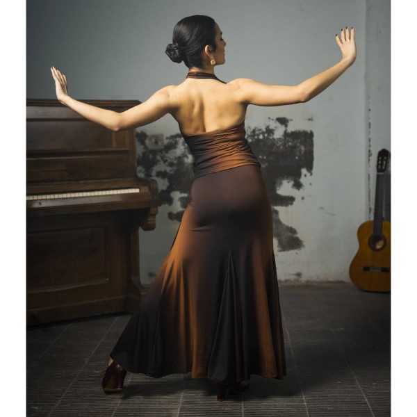 Flamenco Skirt MIRABEL SHADED COLORS