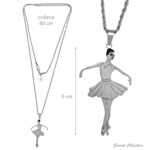 Necklace with Ballerina Pendant