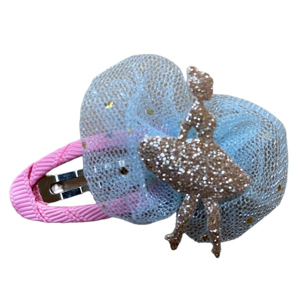 Click Clack Haarklemme mit Glitter Ballerina