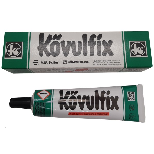 KÖVULFIX - Universalkleber für Leder, Kunststoffe und Gummi - 60g Tube