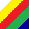 White-Blue-Red-Green-Yellow