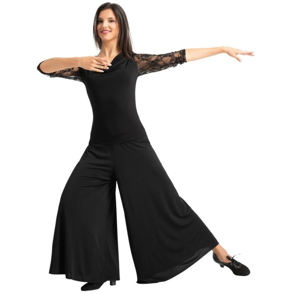 Damen Tanzhose mit weitem Bein BARCELONA