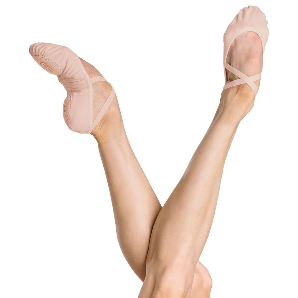 Stretch-Leinen Ballettschläppchen VESTA